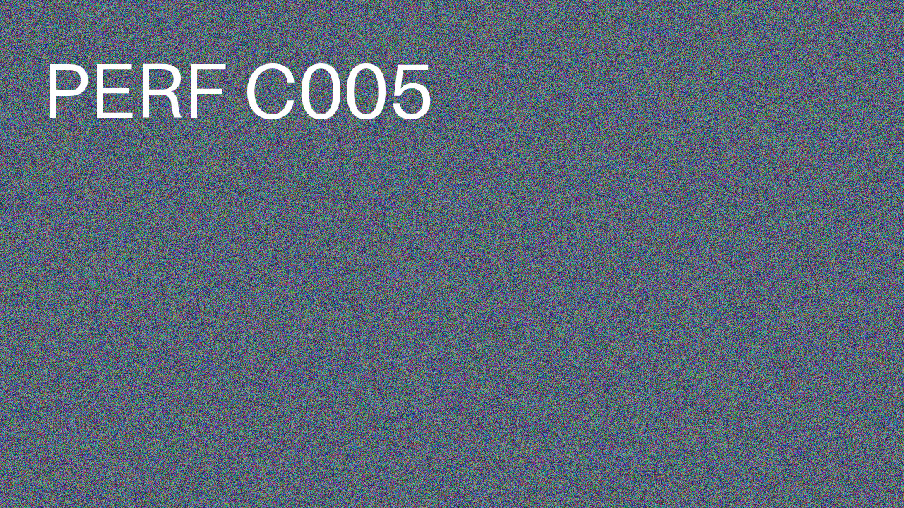 Perf Course 005 C005