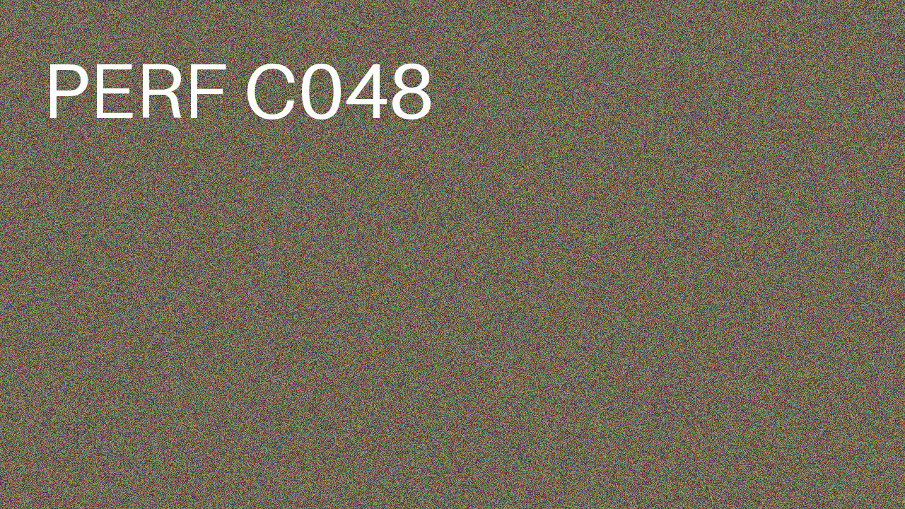 Perf Course 048 C048