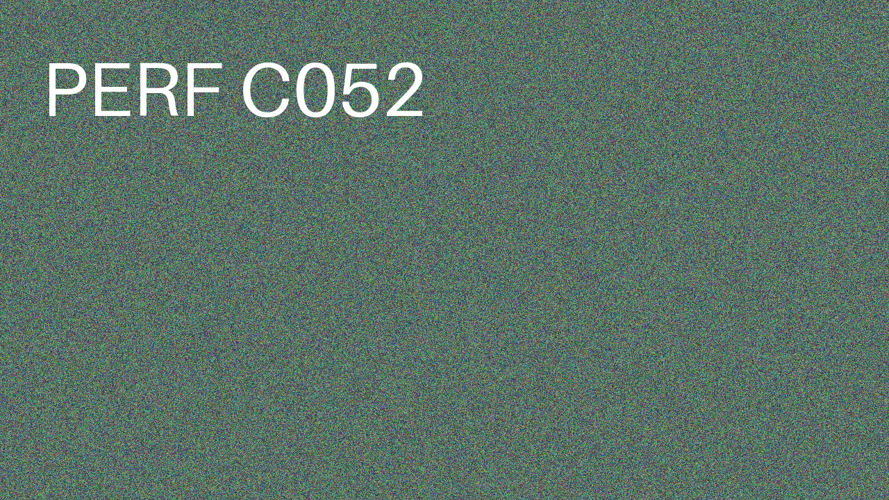 Perf Course 052 C052