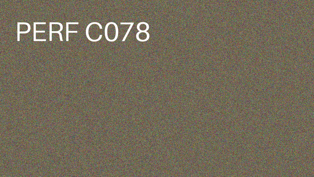 Perf Course 078 C078