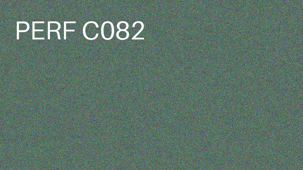 Perf Course 082 C082