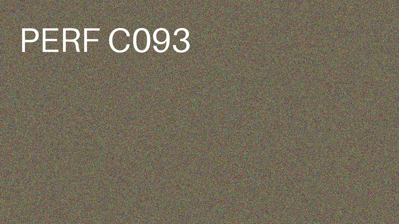 Perf Course 093 C093