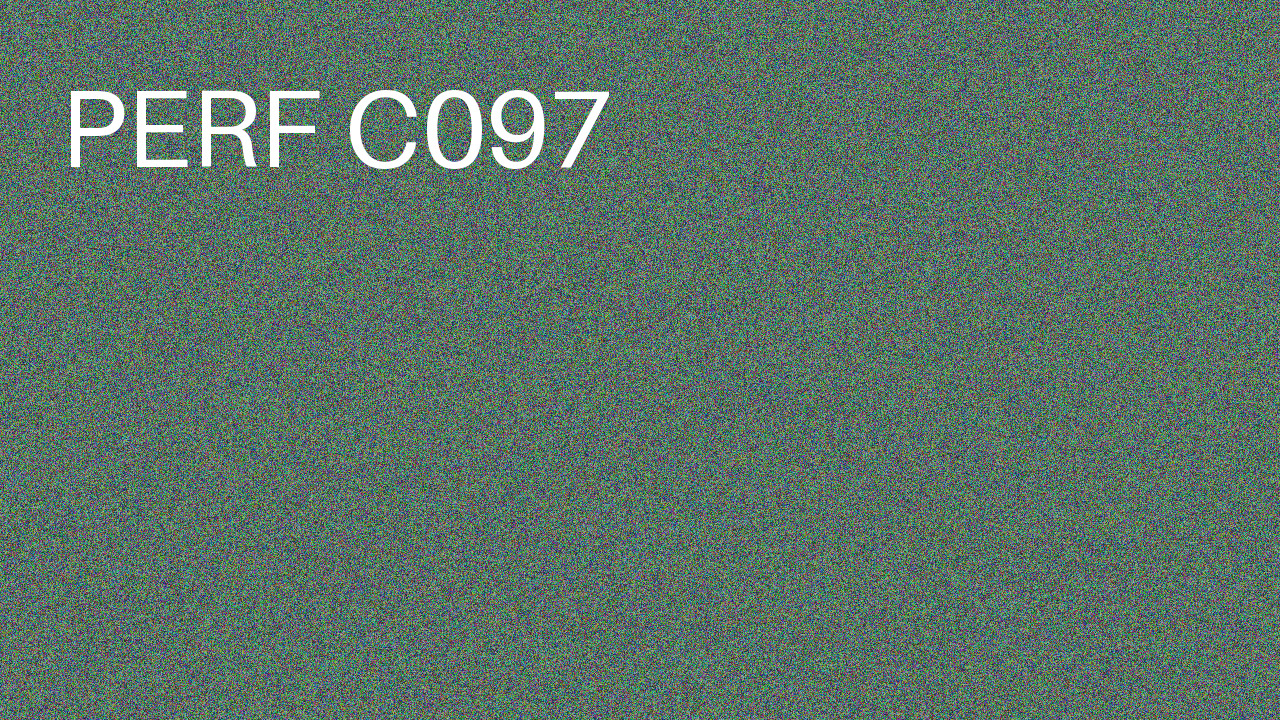 Perf Course 097 C097
