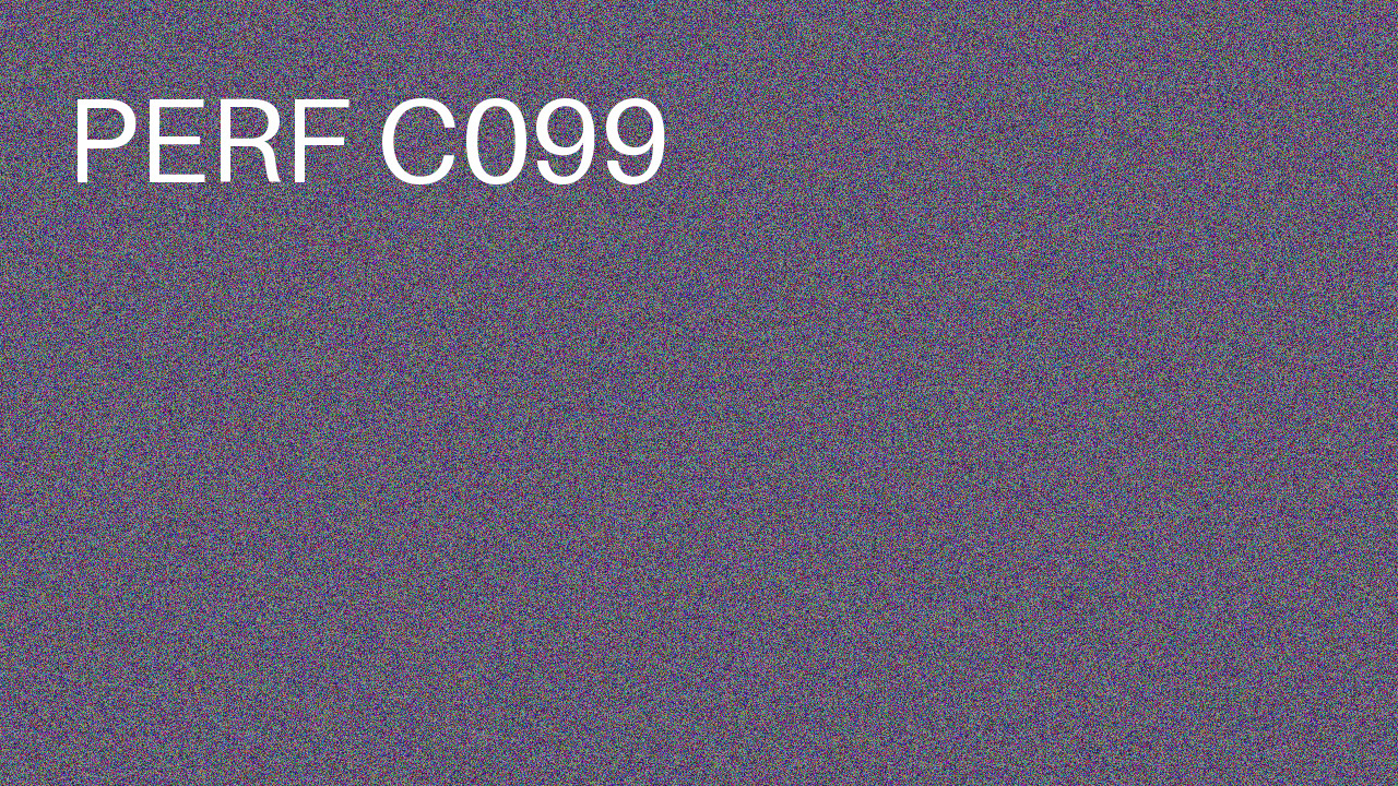 Perf Course 099 C099