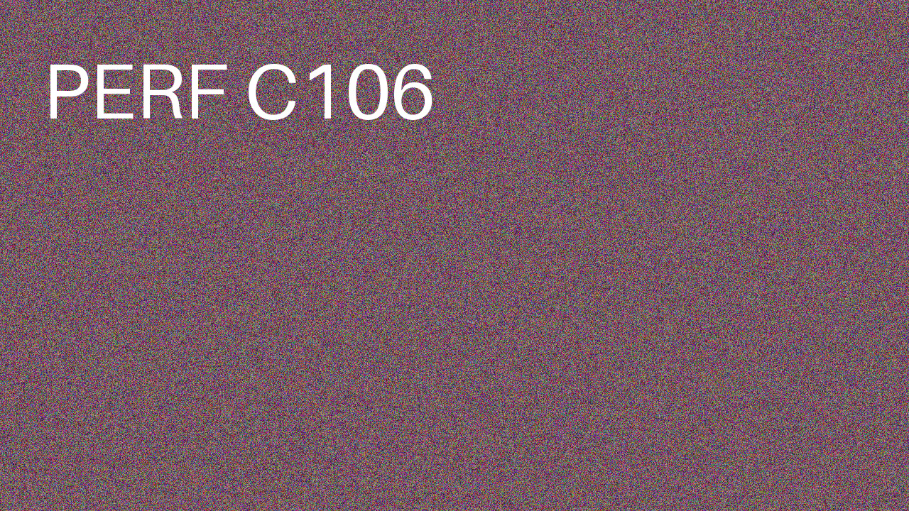 Perf Course 106 C106