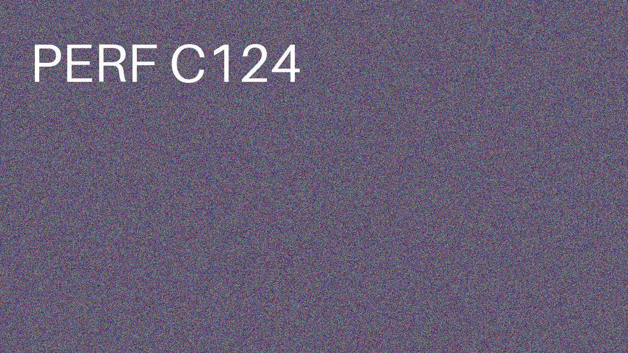 Perf Course 124 C124