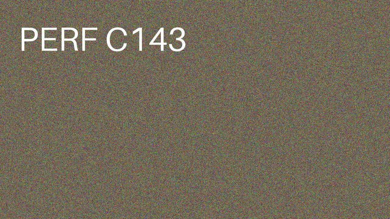 Perf Course 143 C143