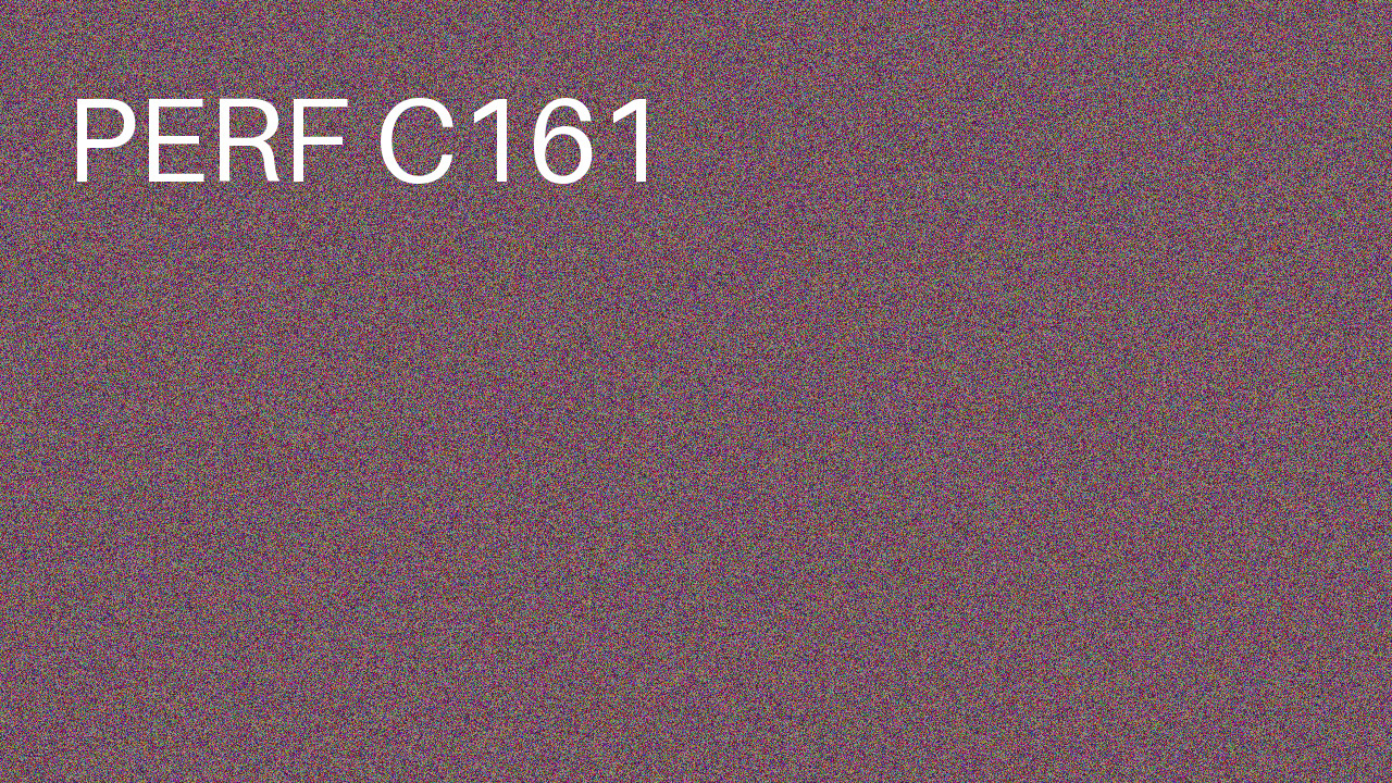 Perf Course 161 C161