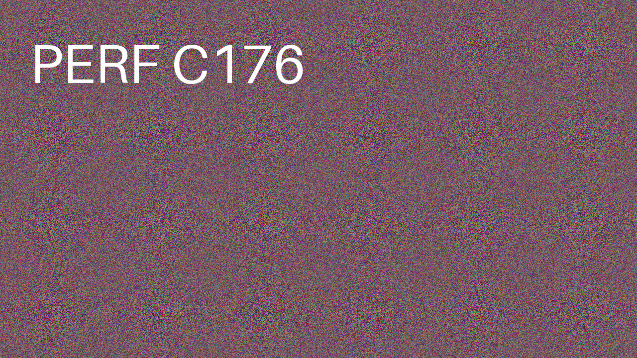 Perf Course 176 C176