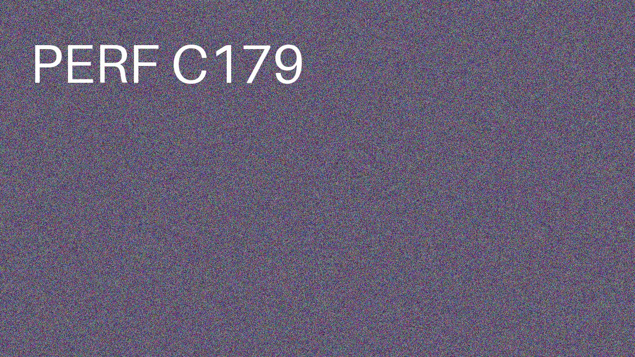 Perf Course 179 C179