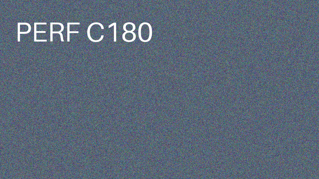 Perf Course 180 C180
