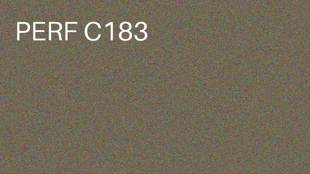 Perf Course 183 C183