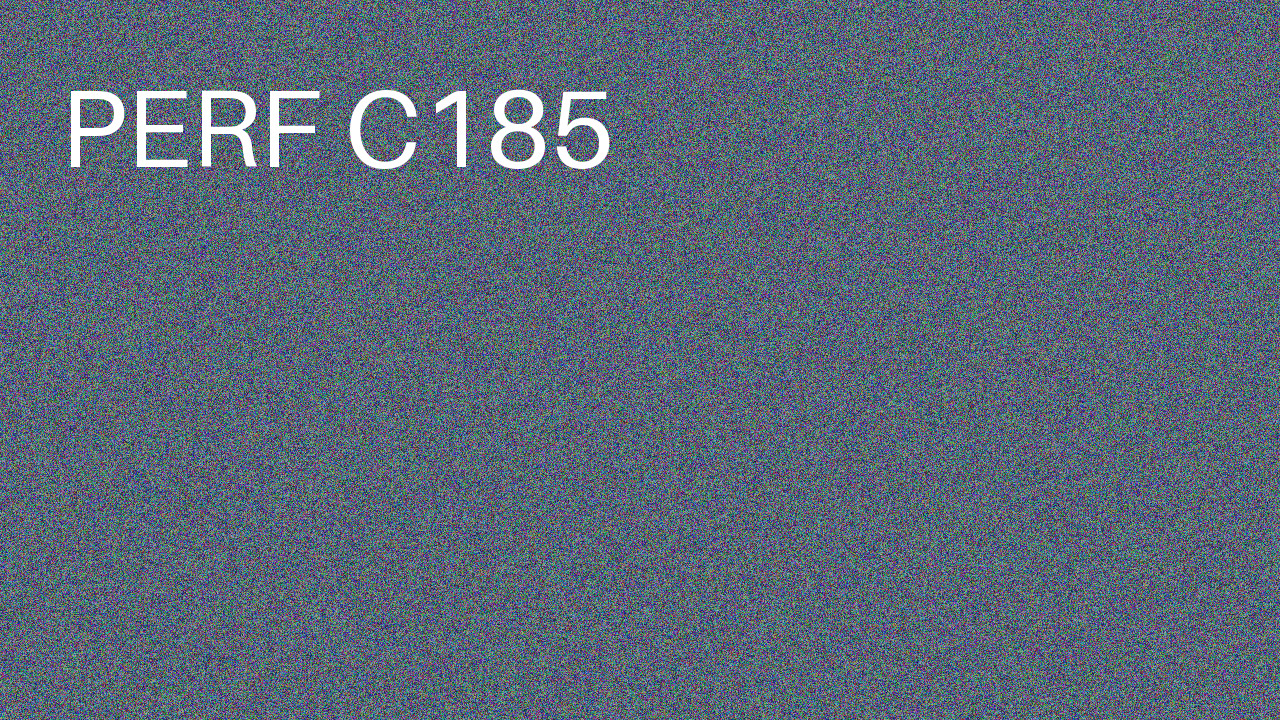 Perf Course 185 C185