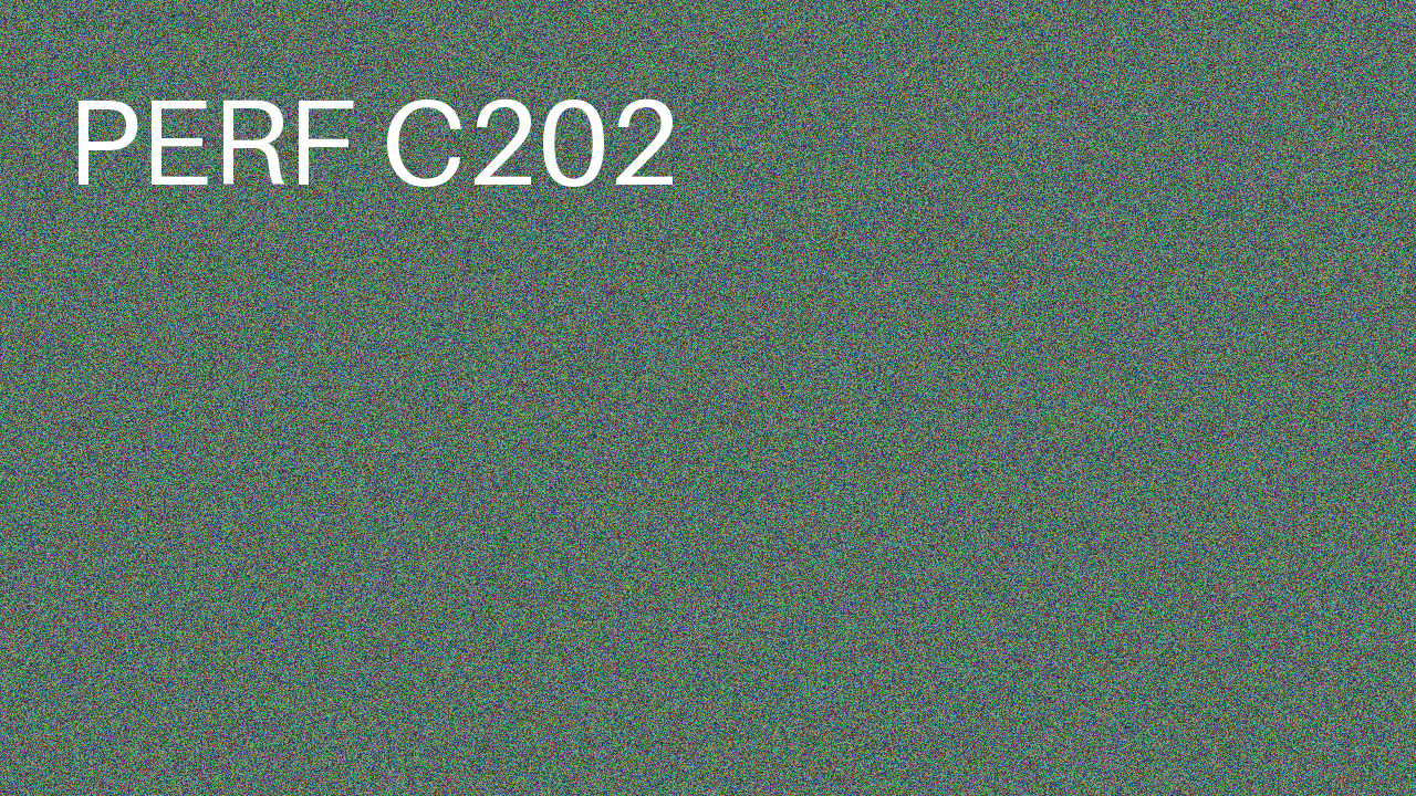 Perf Course 202 C202