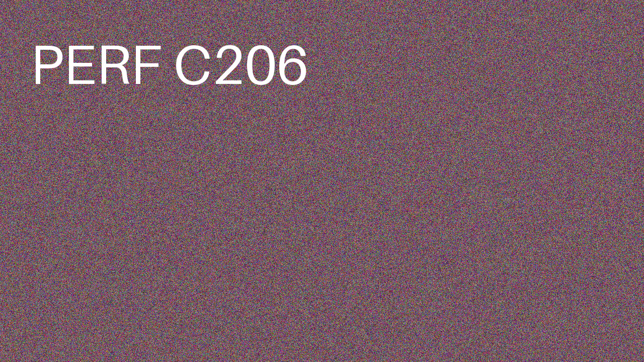 Perf Course 206 C206