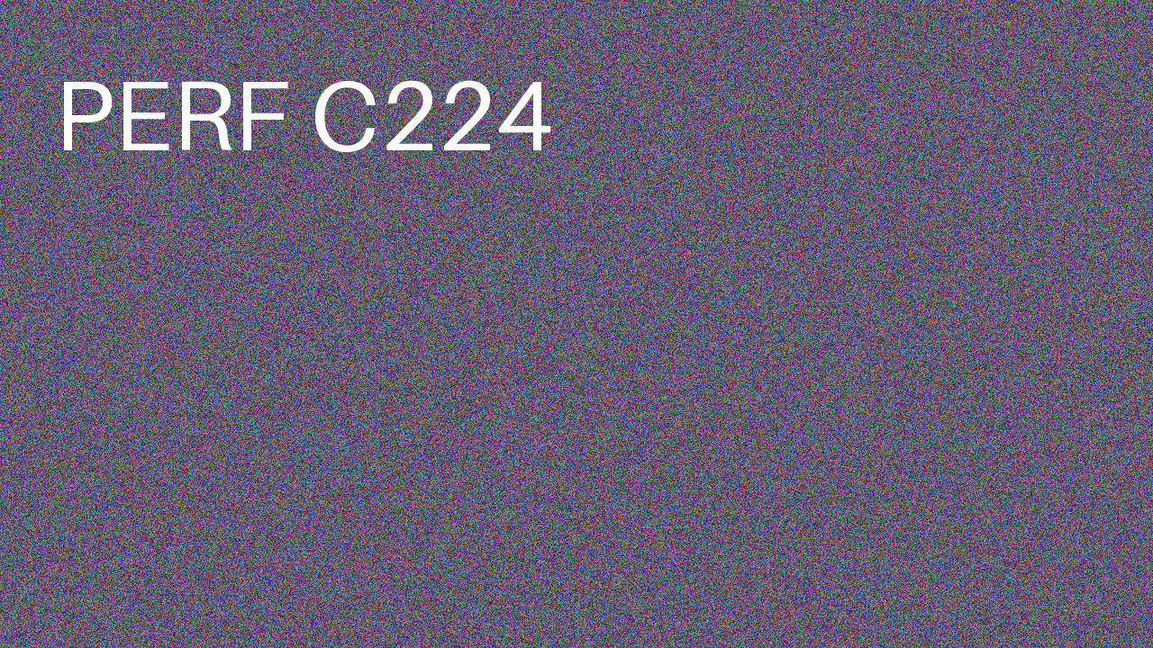 Perf Course 224 C224