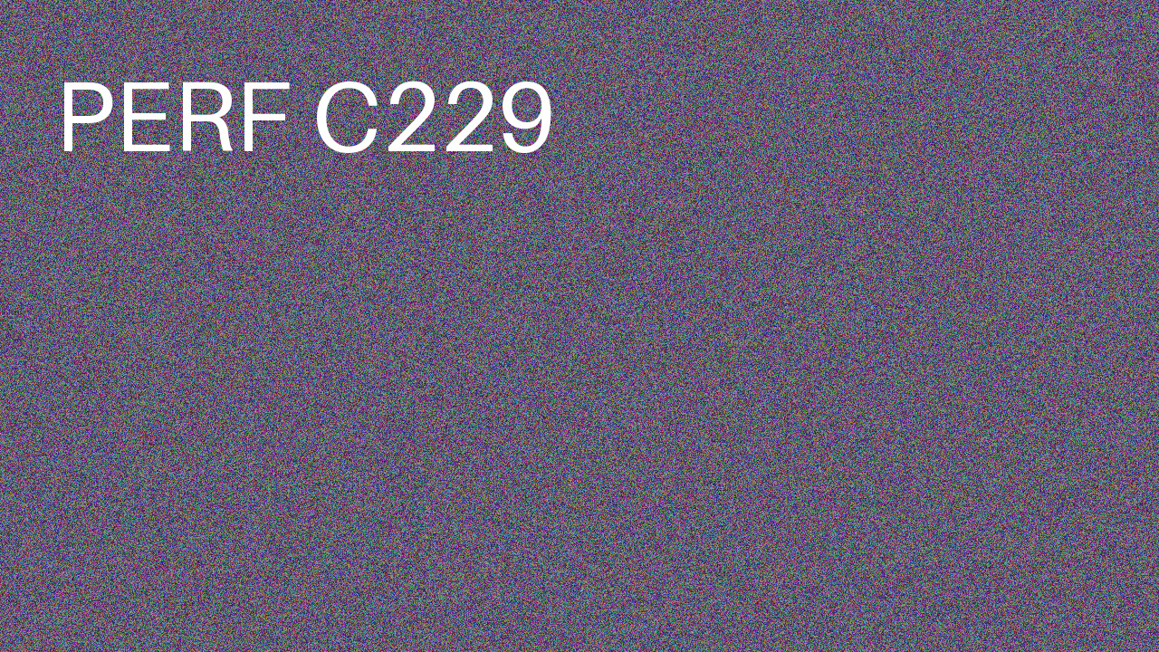Perf Course 229 C229