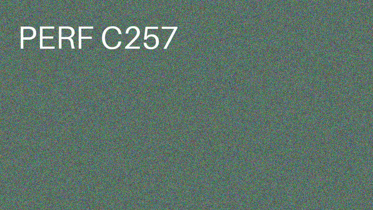 Perf Course 257 C257
