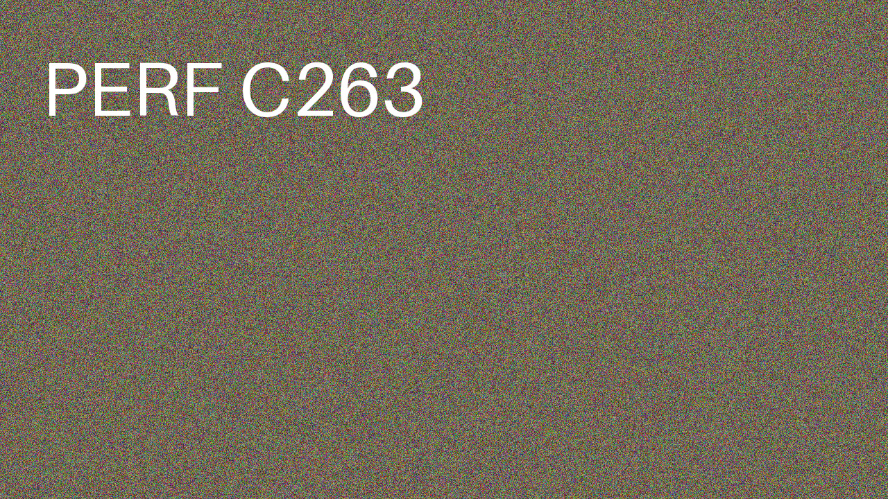 Perf Course 263 C263
