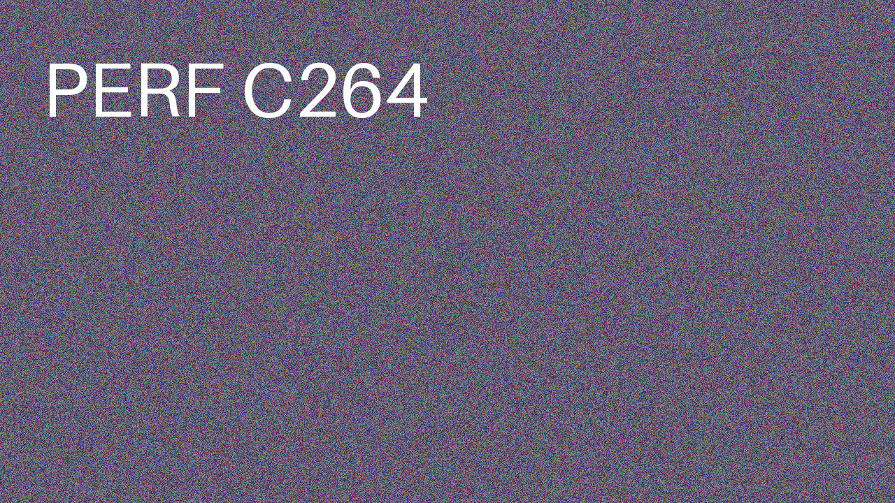 Perf Course 264 C264