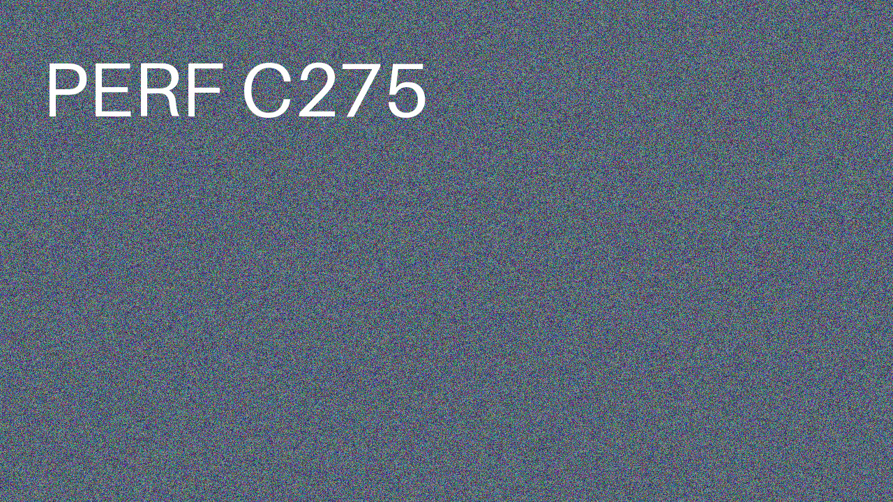 Perf Course 275 C275