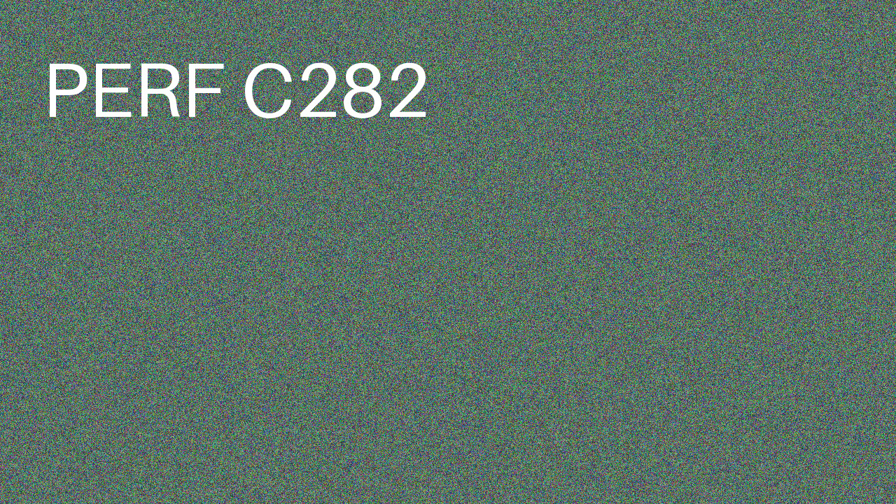 Perf Course 282 C282