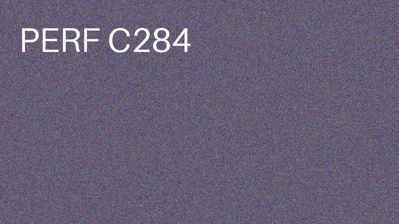 Perf Course 284 C284