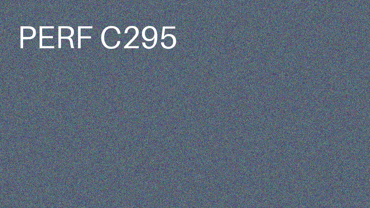 Perf Course 295 C295